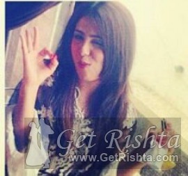 Girl Rishta proposal for marriage in Karachi Punjabi Rajpoot